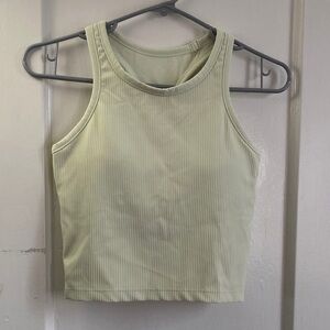 lululemon athletica Ribbed Tank Top - Soft Green